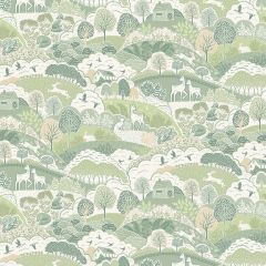 Foxwood Hills Green 016/G | Quilting Fabric | Makower