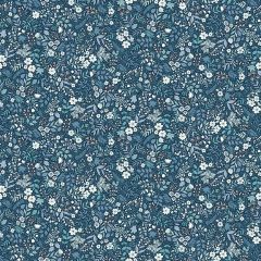 Foxwood Wildflower Blue 017/B | Quilting Fabric | Makower