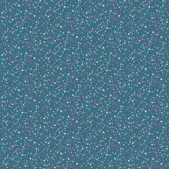 Fairy Dust Sparkle Teal 053T | Makower UK | Quilting Fabric: Bolt End