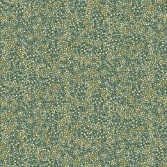 Hello Autumn Blooms Teal 100T | Makower UK | Quilting Fabric: Bolt End