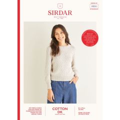 10251: Women's Diagonal Wave Stitch Sweater