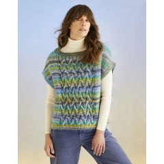 10703: Coral Reef Vest | Sirdar Jewelspun with Wool Chunky