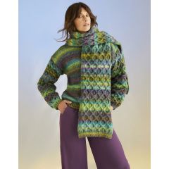 10706: Kelp Sweater & Scarf | Sirdar Jewelspun with Wool Chunky