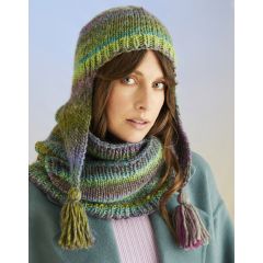 10709: Anemone Hat & Snood | Sirdar Jewelspun with Wool Chunky