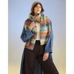 10710: Sea Breeze Hat & Scarf | Sirdar Jewelspun with Wool Chunky