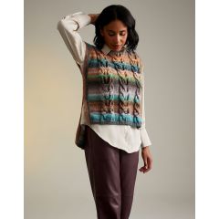 10717: Staghorn Fern Tabard | Sirdar Jewelspun Aran