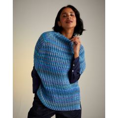10721: Bellflower Poncho | Sirdar Jewelspun Aran