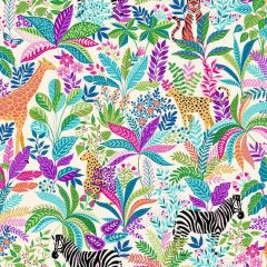 Tropica: Wildlife Cream 146Q | Makower UK | Quilting Cotton