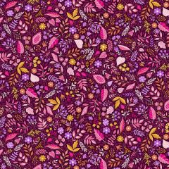 Tropica: Foliage Red 150R | Makower UK | Quilting Cotton