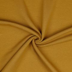 Cosy Colors Cotton Sweatshirt Fleece: Mustard Fleck | Dressmaking Fabric