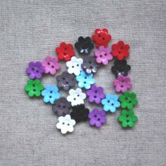 Shiny Flower Button: 15mm