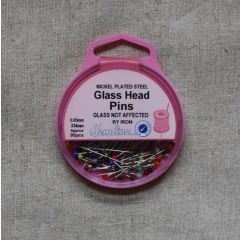 Glass Head Pins: 34mm