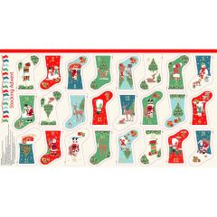 Merry Christmas: Mini Stocking Advent Calendar Panel