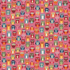 Owls Pink 2594/P | Autumn Days Makower | Quilting Fabric