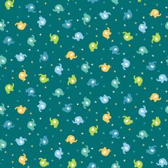Ellie Scatter Blue 2603B | In The Jungle Makower | Quilting Fabric