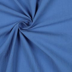 Fine Washed Cotton: Royal | Dressmaking Fabric: Bolt End