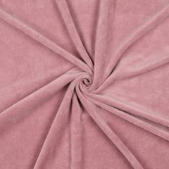 Nicky Cotton Velour Sweatshirt: Mauve | Dressmaking Fabric