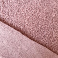 Double Sided Teddy Fleece Powder Pink | Dressmaking Fabric