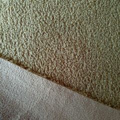 Double Sided Teddy Fleece Pickle Green | Dressmaking Fabric