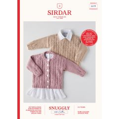 5379: Loaf Stitch Cardigan & Sweater