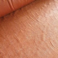 Velour Ribbed Jersey: Rust Orange | Dressmaking Fabric
