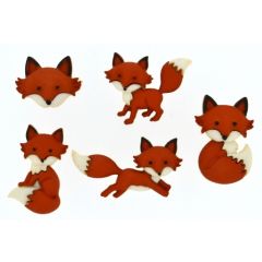 Novelty Buttons: Out Foxed