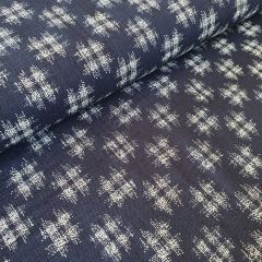 Squared Weave | Sevenberry Nara Homespun Indigos | Cotton Fabric