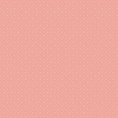 Tonal Ditzys: Dotted Bias Line with Flower: Rouge: Bolt End