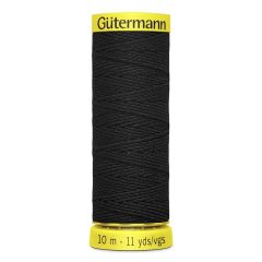 Gutermann Elastic Thread: 4017/BLK Black | 10m | Shirring