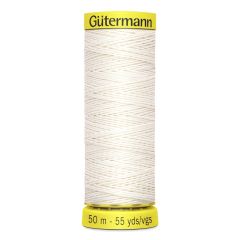 Gutermann Linen Thread: WHT/5129 White | 50m | Natural Durability