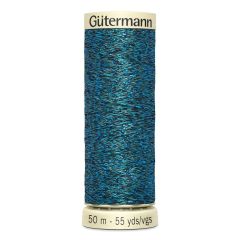 Gutermann Metallic Effect Thread: 483 Royal Blue | 50m | Sparkle