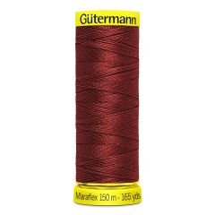 Gutermann Maraflex: 12 Dark Red | 150m | Elastic Sewing Thread