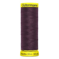 Gutermann Maraflex: 130 Burgundy | 150m | Elastic Sewing Thread