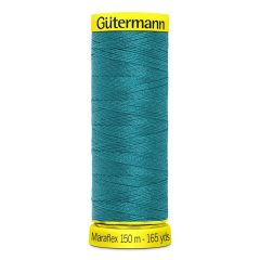 Gutermann Maraflex: 189 Teal | 150m | Elastic Sewing Thread