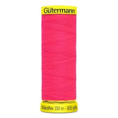 Gutermann Maraflex: 3837 Neon Pink | 150m | Elastic Sewing Thread