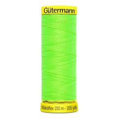 Gutermann Maraflex: 3853 Neon Green | 150m | Elastic Sewing Thread
