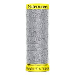 Gutermann Maraflex: 38 Mid Silver | 150m | Elastic Sewing Thread