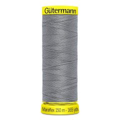 Gutermann Maraflex: 40 Silver Grey | 150m | Elastic Sewing Thread