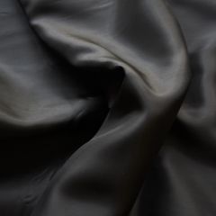 Cupro Bemberg Lining: Black | Dressmaking Fabric