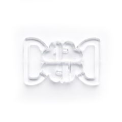Butterfly Clasp: 32mm: Clear