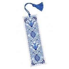 Delft Blue Bookmark Cross Stitch Kit