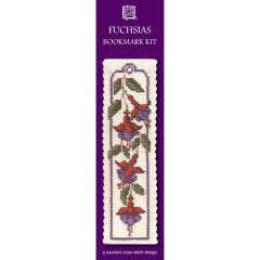 Fuchsia Bookmark Cross Stitch Kit | Textile Heritage