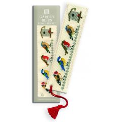 Garden Birds Bookmark Cross Stitch Kit | Textile Heritage 