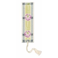 Mackintosh Rose Bookmark Cross Stitch Kit