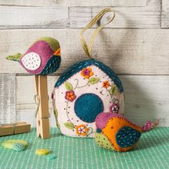 Felt Birdhouse & Birds Craft Kit