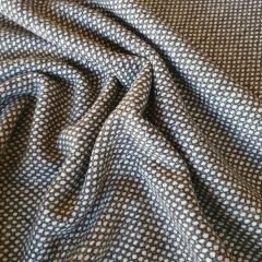Dotty Spotty Wool Mix: Brown | Dressmaking Fabric