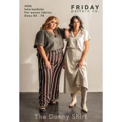 Donny Shirt | Friday Pattern Company | Sewing Pattern