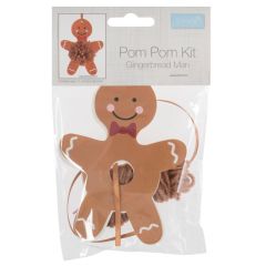 Pom Pom Kit: Gingerbread Man