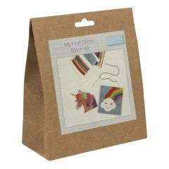 My First Cross Stitch Kit: Unicorn and Cloud | Childrens Sewing Kits