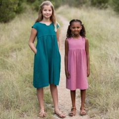 Geranium Dress and Top 6-12yrs | Made By Rae
